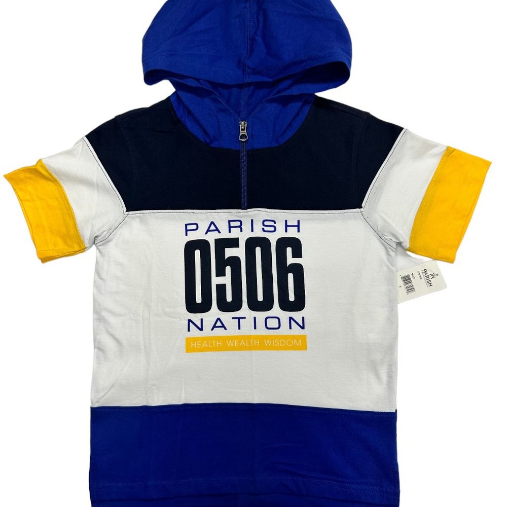 Parish Nation Hooded Colorblock Tee (7/XL)